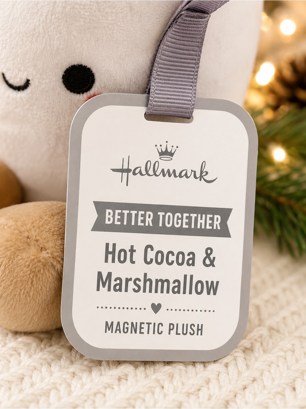 Hallmark Magnetic Plush ‘Better Together’ Hot Cocoa & Marshmallow Set - Picture 2 of 4